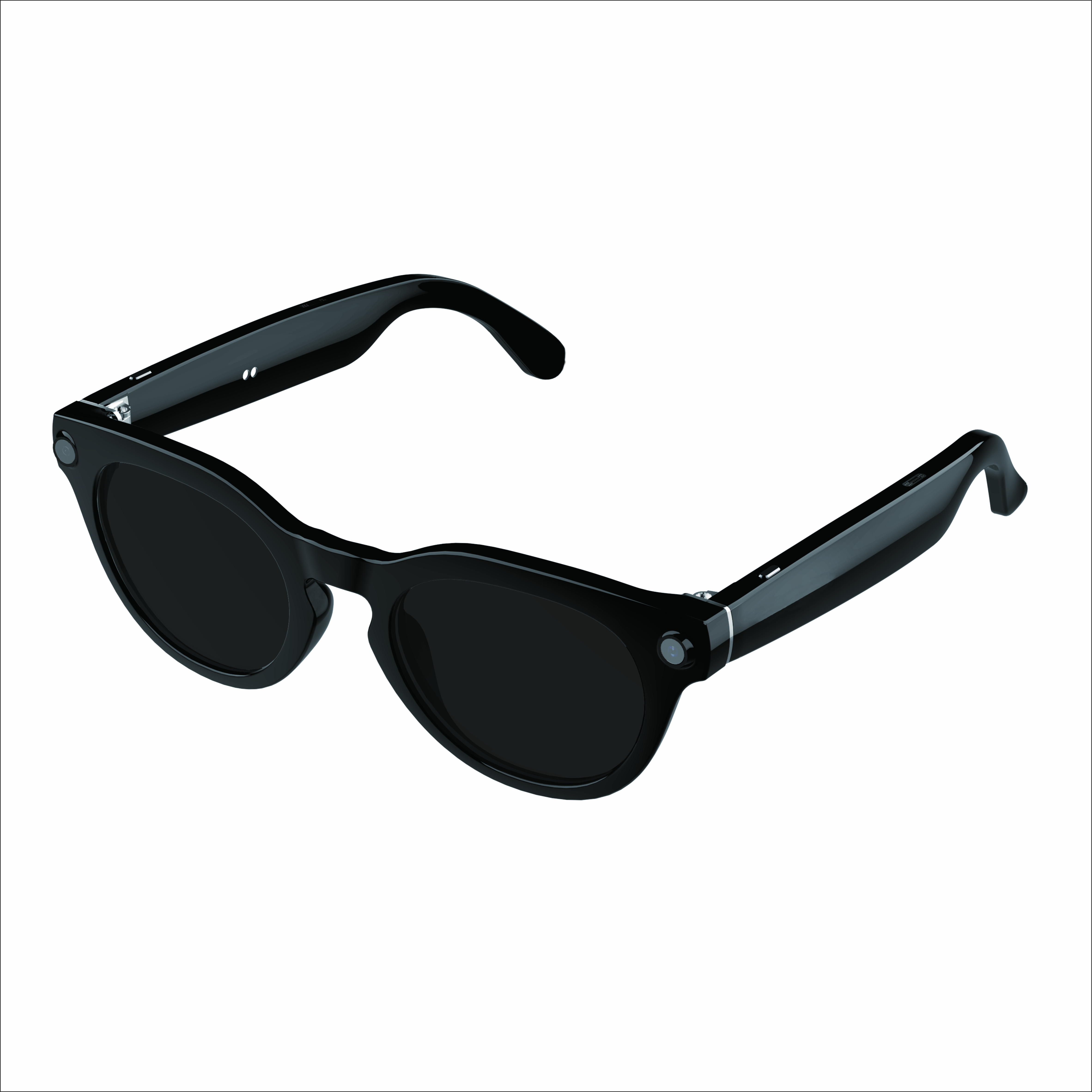 V03T6 AI Smart glasses side view, ergonomic design, lightweight frame